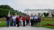 1.austrian Pezcollectors Club vor dem Schloss Mirabelle in Salzburg